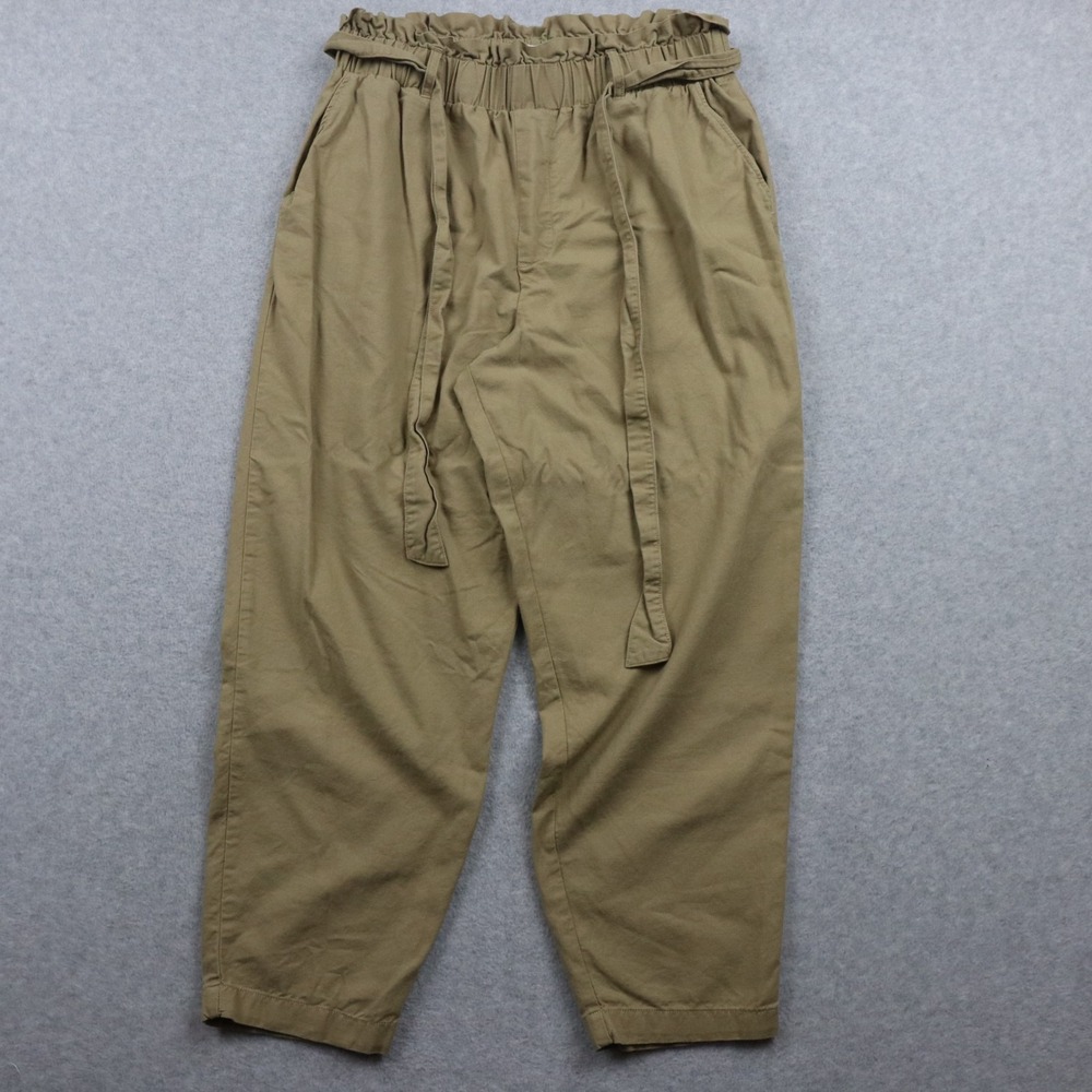 Hollister Pants Womens Medium Ultra High-Rise Jogger Elastic Waist Pull-On Khaki